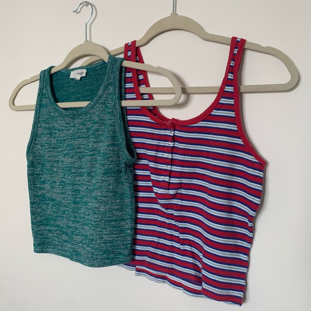 TWO FOR ONE BUNDLE- Aritzia and Garage Tank Tops
